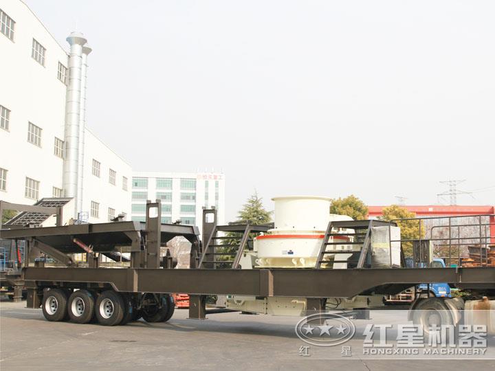 移動(dòng)柴油打砂機(jī)，可一鍵智能操作，液壓控制