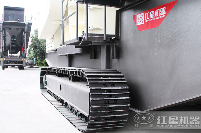 可移動建筑工地垃圾粉碎機，履帶液壓驅(qū)動