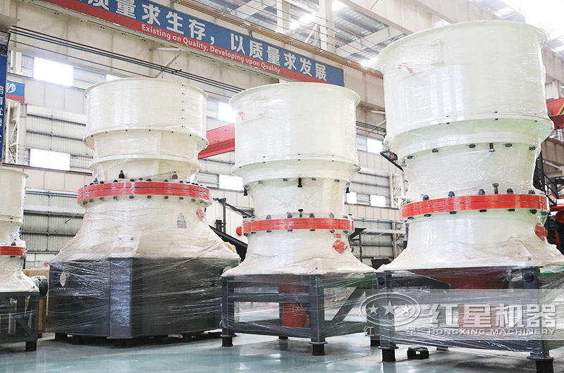 圓錐式破碎機軋臼壁不需填料，更換方便