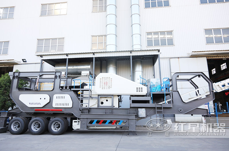 車載移動顎破機(jī)，給料粗碎一體機(jī) 