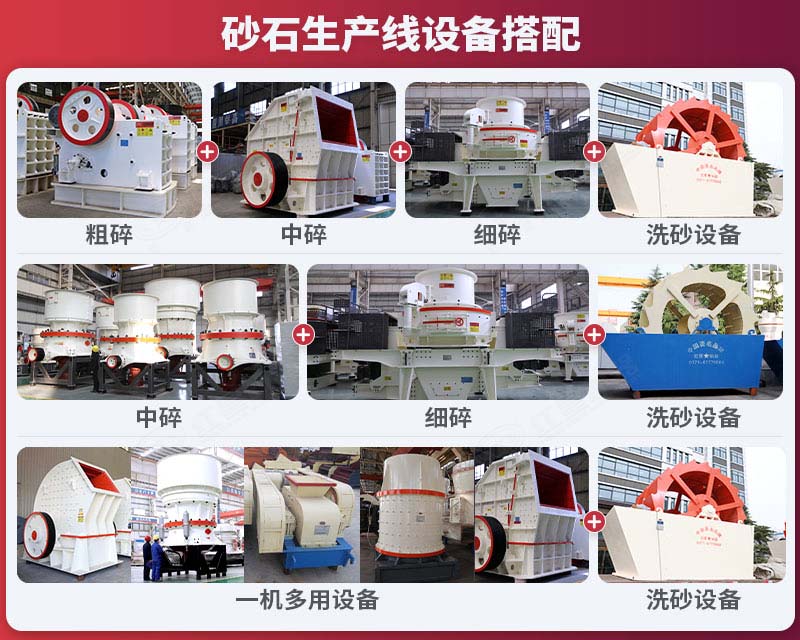砂石生產(chǎn)線(xiàn)設(shè)備搭配